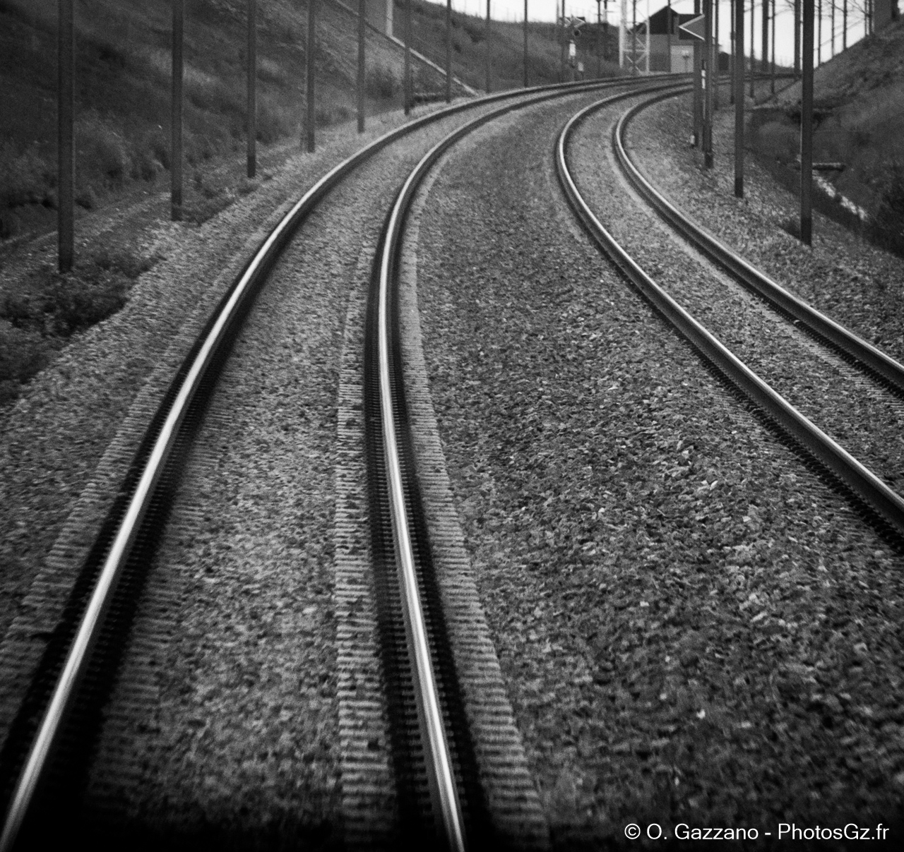 Virage à 320 km/h à bord d’un ICE..France - 29 juin 2014